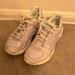 Limited Edition Asics Japan Leather Light Gray Athletic Sneakers